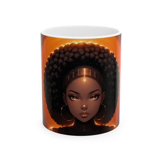 Black Beauty Ceramic Mug, (11oz, 15oz)